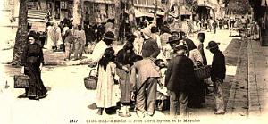 1345- Sidi-bel-Abbes - Rue Lord Byron et le Marche2